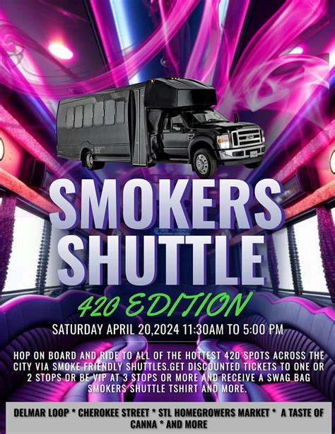 4:20 stl festival, 20 apr|STL Smokers Shuttle 420 Edition .